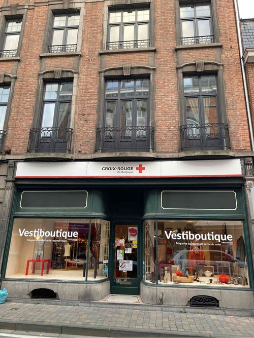 Vestiboutique, croix-rouge de Belgique